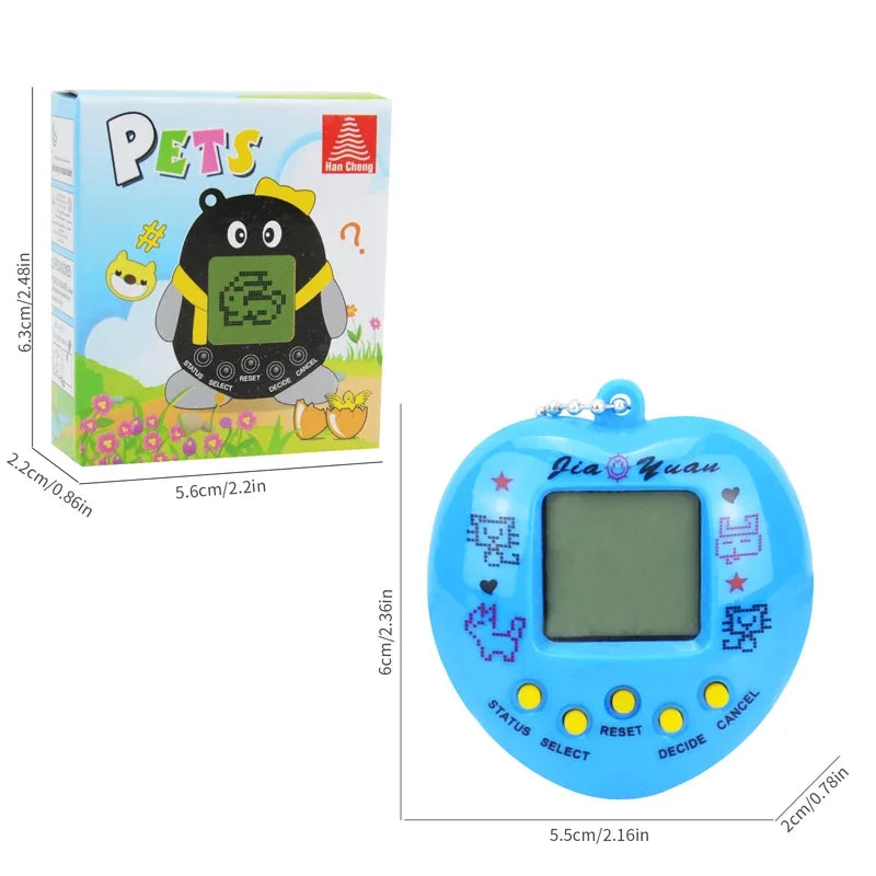 Kids Electronic Pets Game Tamagotchi Handheld Game Console Toy in Russian Original German Spanish Polish Virtual Digital Pet Toy