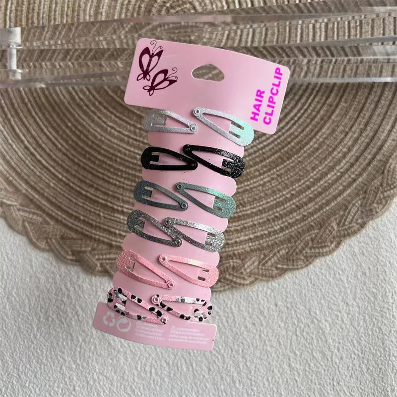 2025 New Cartoon Cute Printed Hairpins Set Women Girls Child Hairgrips Hair Clips Pins Barrettes Accessories Hairclip Headdress