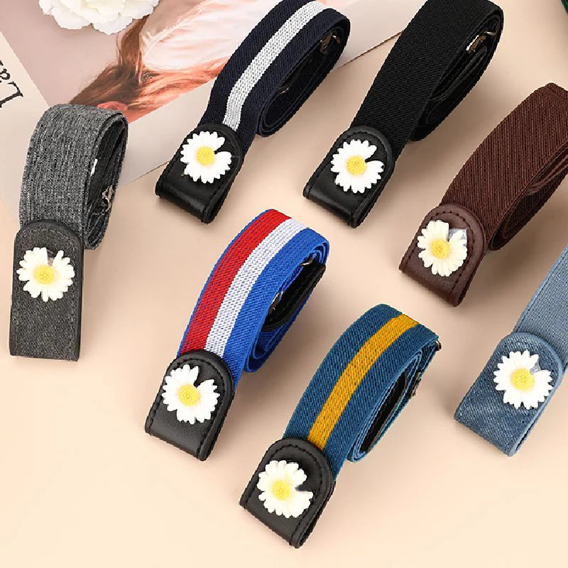 Belts for women Buckle-Free Waist Jeans Pants No Buckle Stretch Elastic Waist Women Belt Invisible Belt DropShipping