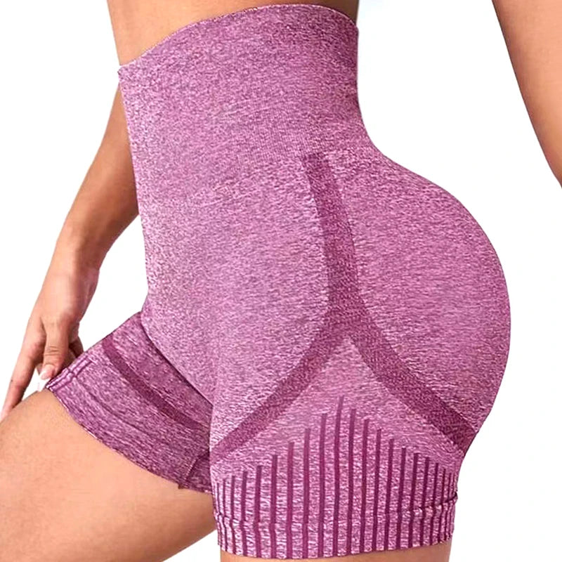Women Yoga Shorts High Waist Workout Shorts Fitness Yoga Lift Butt Fitness Ladies Yoga Gym Running Short Pants Sportswear