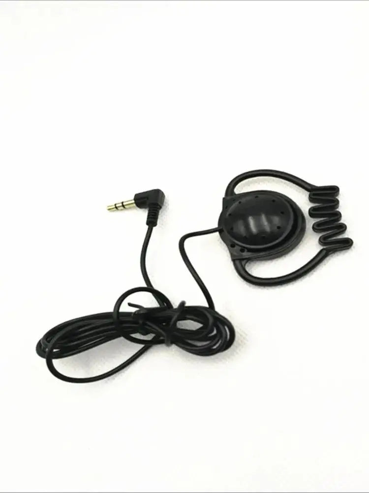 Ear Hook Headphone Single Side Earphone 1-Bud Earpiece for tourist guide,meeting,Radio ,translation