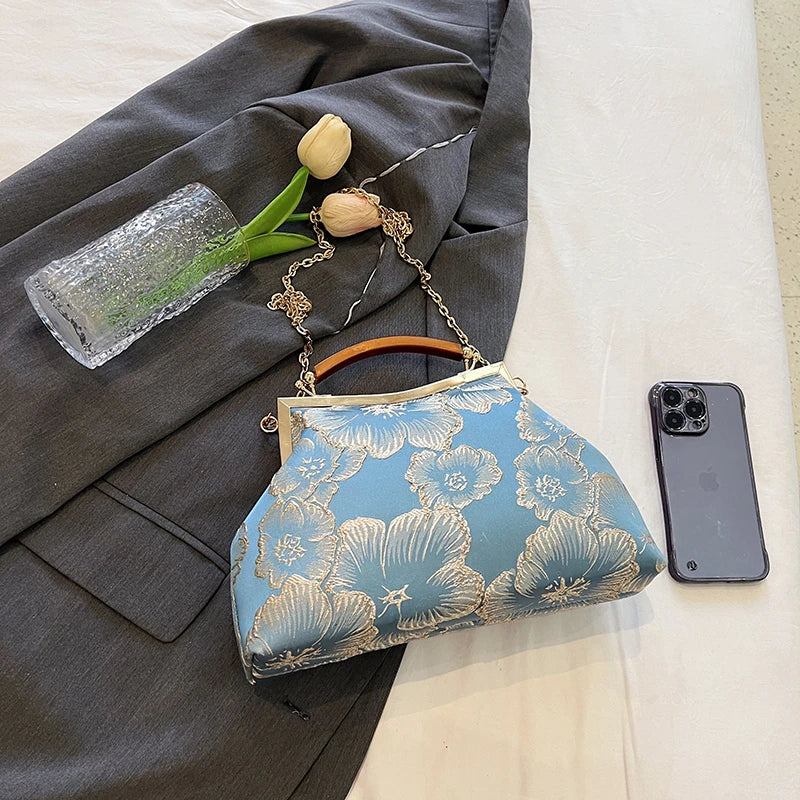 Women Party Dinner Bag Fashion Exquisite Ladies Dinner Bag Luxury Elegant Chain Simple Formal Gorgeous Crossbody Daily use Purse