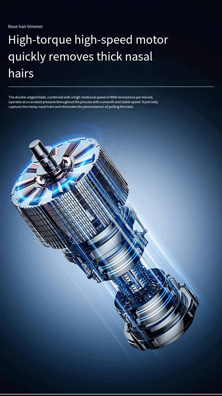 Nose Hair Trimmer Portable Mini Nose and Ear Hair Trimmer Portable Nose Trimmer Rechargeable Trimmer for Man