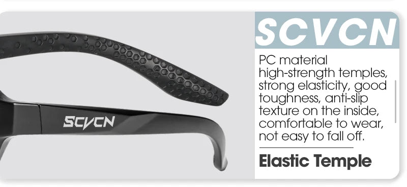 SCVCN New Cycling Glasses Bike Sunglasses Men UV400 Eyewear Outdoor Sports MTB Goggles Bicycle Women Riding Hiking Sunglasses