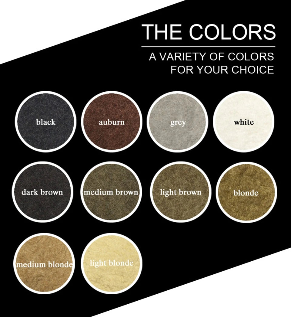 SEVICH Hair Fiber 100g Keratin Hair Fiber Thickening powder Hair Building Fiber Spray Instant Regrowth Powder Hair Loss Conceale