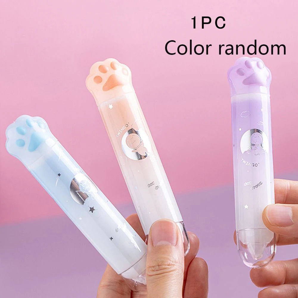 3 Type Creative Double Sided Adhesive Dots Stick Roller Glue Tape Dispenser Sticks Adhesive Cutter Stationery Office Supply