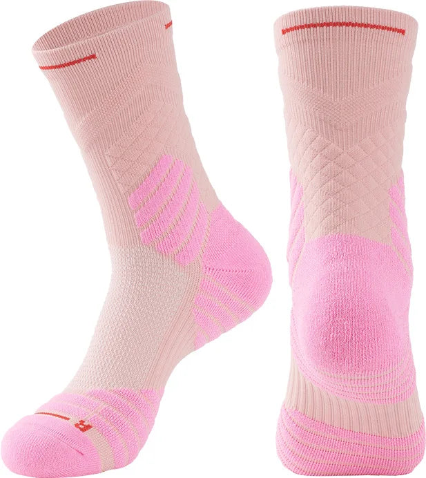 Men Sports Sock Women Breathable Compression Crossborder Supply Running Riding Cycling Knee Basketball Biking Hockey Soccer W101
