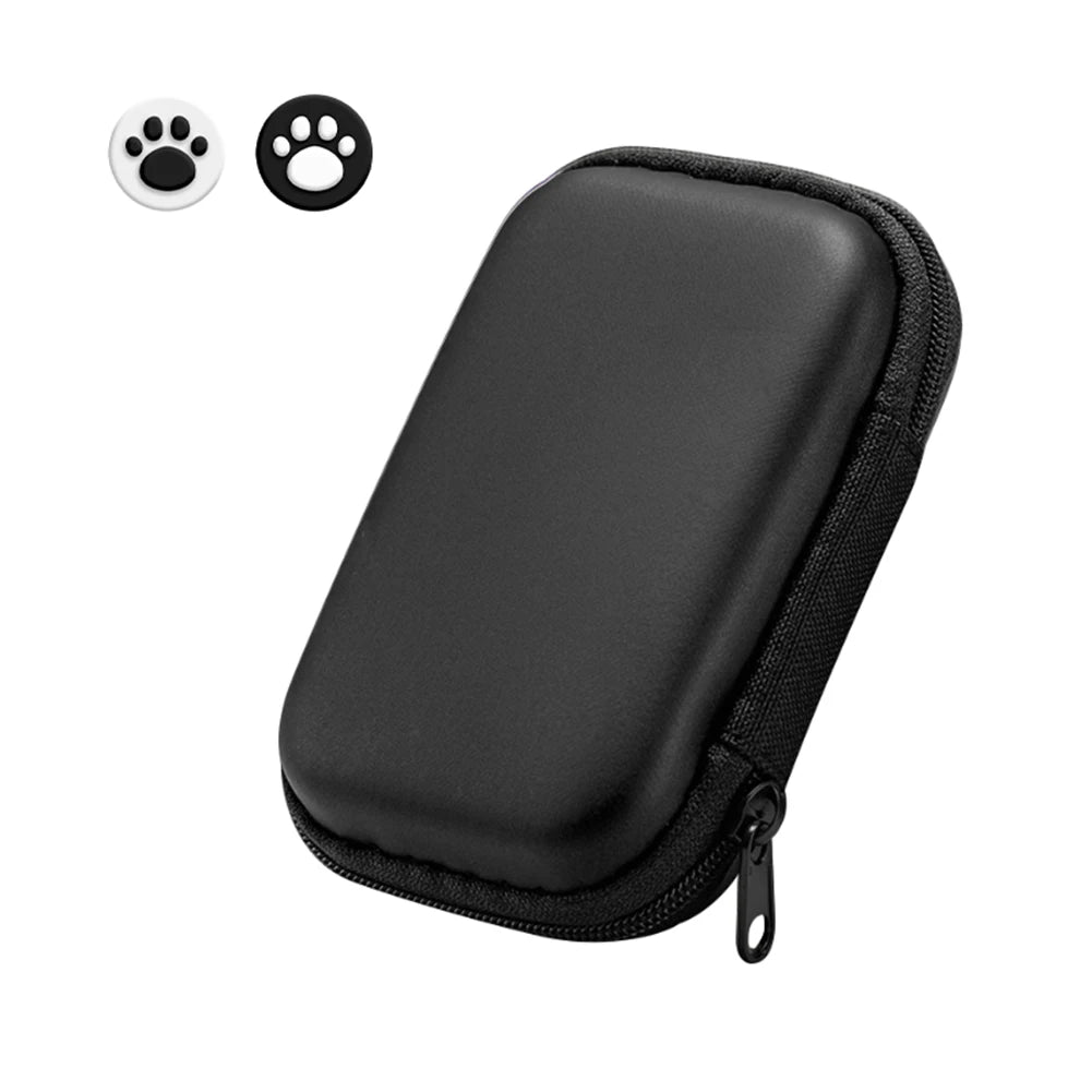 Hard Carrying Case For R35S R36S Anti-Scratch Shockproof Travel Storage Bag w/ Mesh Bag&Hand Strap for Anbernic RG35XX/V/VS