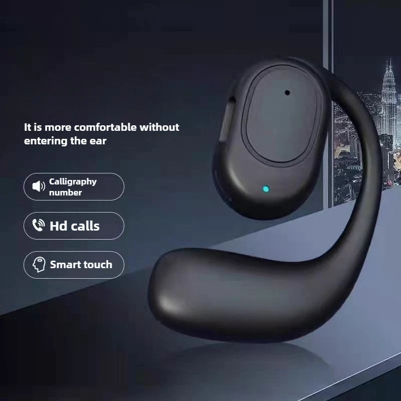 New Ear-hook Single Ear Buds Noise Cancelling Earphones for Running Comfortable Wireless Bluetooth Headset Dropshipping 2025