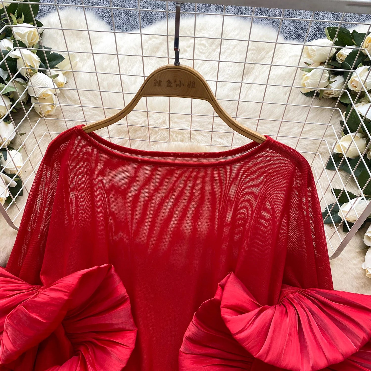 SINGREINY Autumn Ruffles Party Blouses Female O Neck Long Sleeves Temperament Mesh Shirts Women Senior Sheer Loose Thin Tops