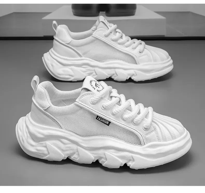 Designer Chunky Sneaker for Men Sneakers Breathable Running Shoes Fashion Casual Mesh Height Increased Platform Sport Shoes