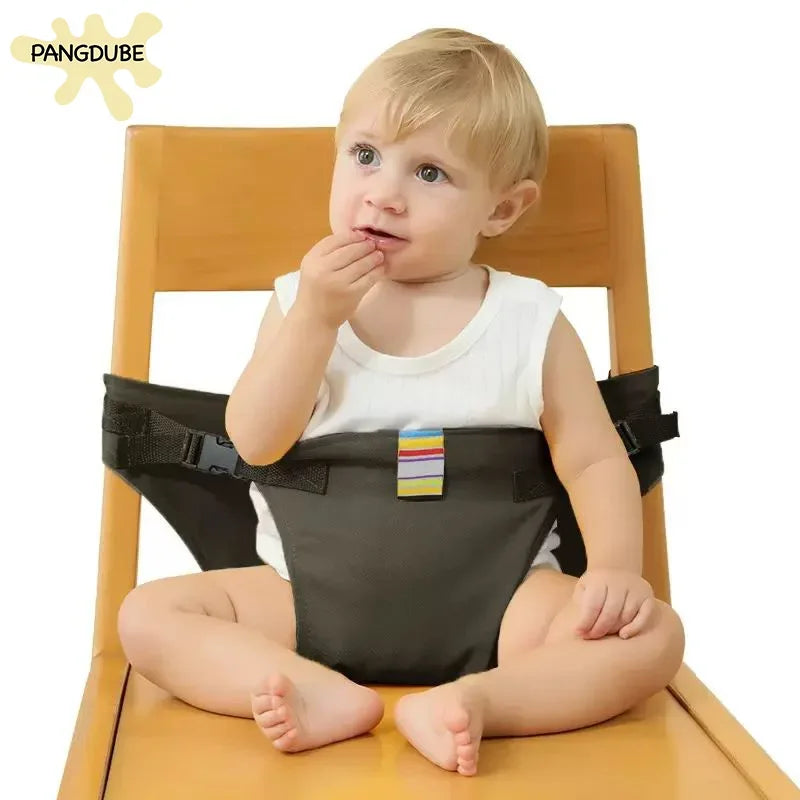 Child Seat Harness Foldable & Portable Baby Meal Strap with Safety Fixed Belt Toddler Safety Belt for Baby Dining Chair