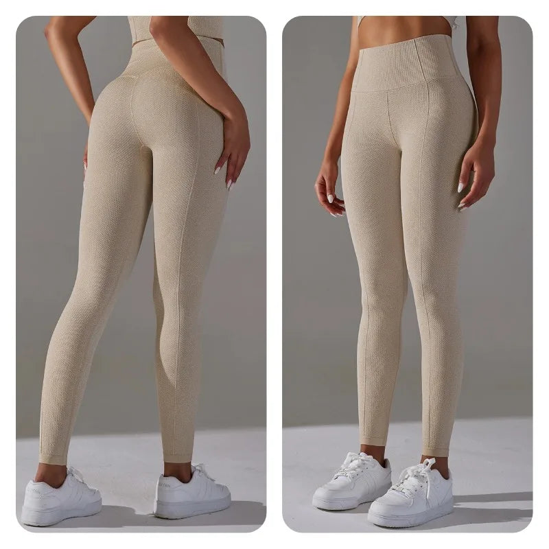 Gym Leggings Women Yoga Clothes Pants Women's Sportswear Yoga Woman Clothing Workout High Waist Tights Training Fitness Pants