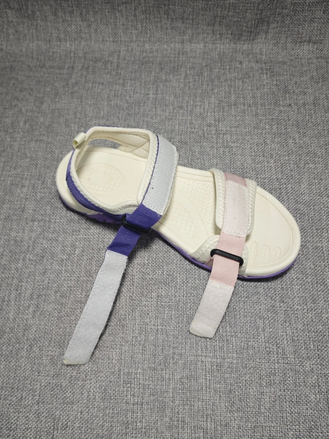 Summer Women's Sandals Shock Absorption Anti-slip Lightweight Comfortable Beach Travel Sandals Flat Bottom Slip-On Casual Loa...