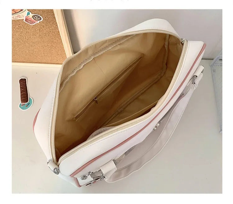 Y2K Trendy Star Ita Bag Lolita Girl Transparent Pocket Fashion Crossbody Bag Women's DIY Display Shoulder Bag Cute Purse Handbag