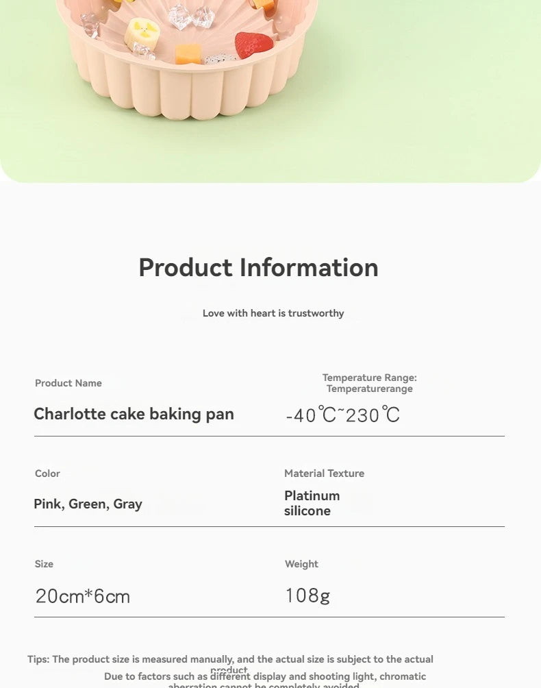 Silicone Sunflower Silhouette Cake Mold Round Diy Baking Molds Multi Purpose High Temperature Resistant Silicone Cake Mold Tools