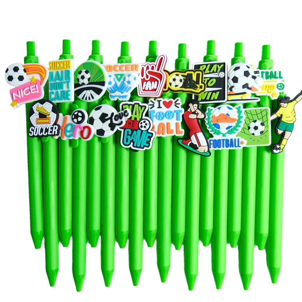 6/12/18 Football Sports Series Writing Office Ballpoint Pen Creative Football Theme Black Ink Desktop Accessories Essential for