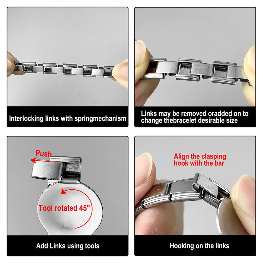 New Personalized English Words 100% DAD NANA LOVE SEXY Italian Charm Link Fit 9mm Stainless Steel Making DIY Bracelet Jewelry