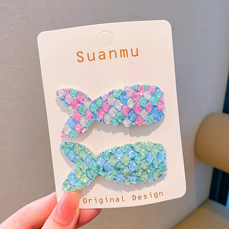 Kids Hair Clip Princess Hairpins Hair Ornament Cute Hair Accessories For Birthday Gift Party