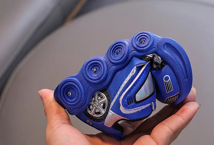 Autumn New Fashion Child Sneakers Versatile Car Cartoon Boy Shoes Comfort Thick Soled Luminous Casual Shoe Brand Sneakers Boy