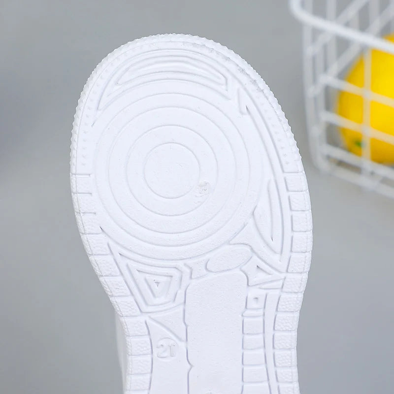 Hot Kids Girls Shoes New Children Sneakers Boys Girls Capybara Cartoon Print Casual Sport Shoe Student White Sweet Toddler Shoes