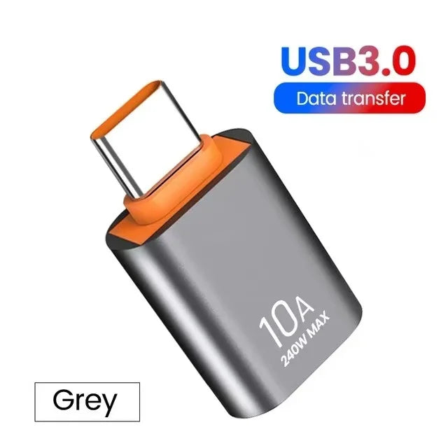 USB-C OTG Adapter – USB 3.0 Fast Charging & Data Transfer Converter