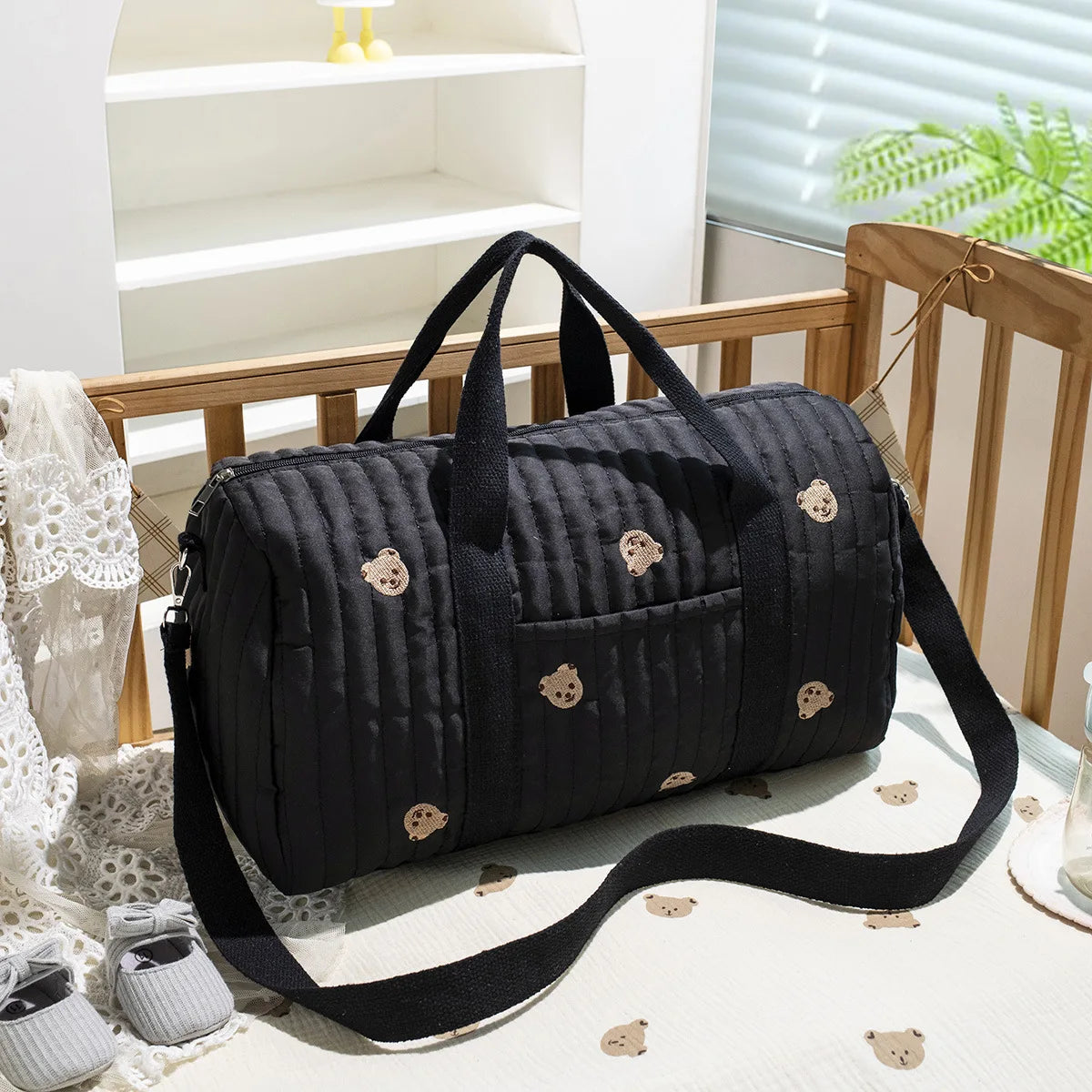 Large Mommy Bag Maternity Baby Diaper Storage Bag Large Capacity Baby Items Organizer Women Travel Bag Multi-functional Handbag
