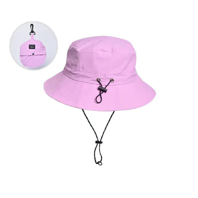 Panama Men And Women Spring Summer Waterproof Bucket Hat Fishing Mountaineering Sunshade Bucket Hat Outdoor Sports Fashion Cap