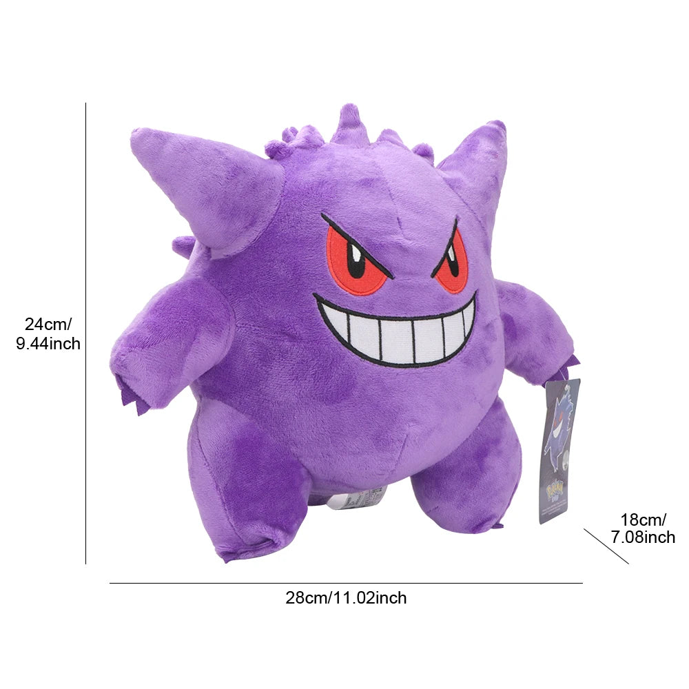 Gengar Plush Toys Peluche Stuffed Cartoon For Kids PokemonStuffed Animal Collectible Soft Plushies Cute Cartoon Character