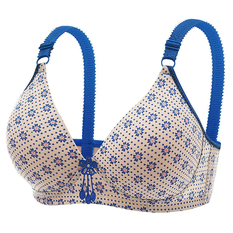 Comfortable & Stylish Nursing Bras for Pregnant Nursing Mothers New sexy printed Thin Bra Comfortable Wire-free Nursing Bra