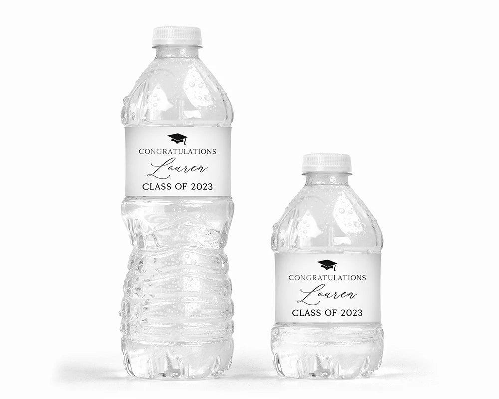 Personalized Wedding Water Bottle Label Birthday Party Thank You Water Bottle Sticker Bridal Shower Welcome Gift Wedding Decor
