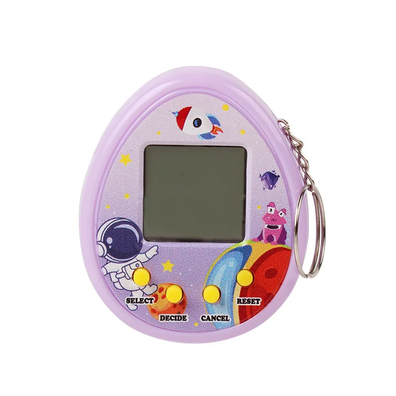 1PCS Transparent Electronic Pets Game Handheld Game Console Toy Virtual Cyber Digital Pet Pixel Funny Gift Play Toy