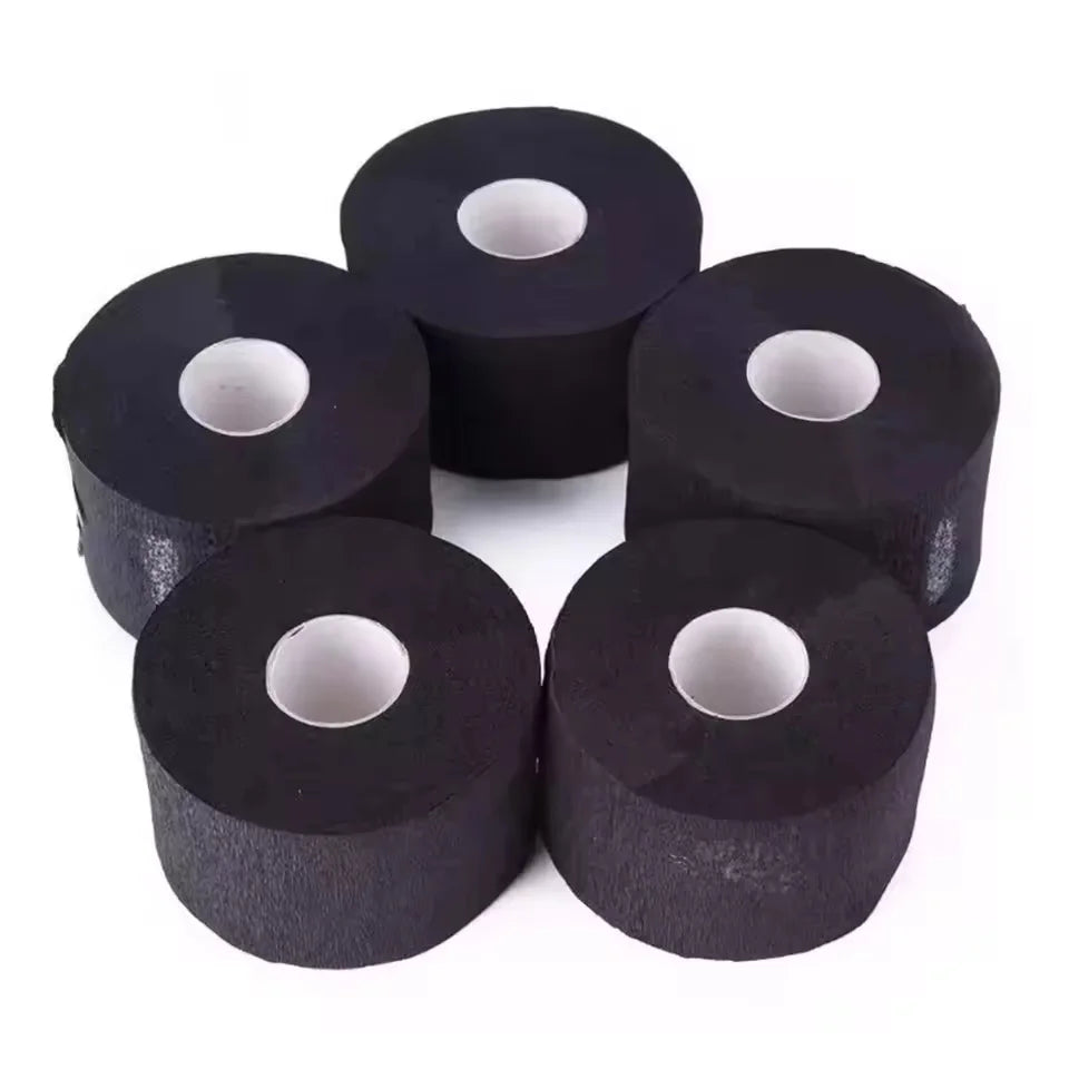 Marseilis1PCS/5PCS Neck Paper Black Salon Barber Hair Dresser Roll Cutting Dressing Hairdressing Collar Accessory Necks Covering