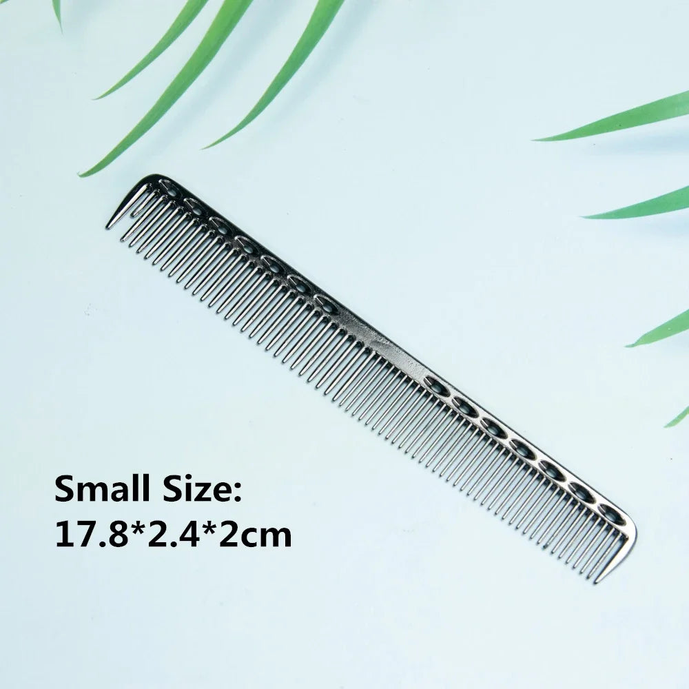 Space Aluminuml Hair Comb Pro Hairdressing Combs Расческа Для Волос Hair Cutting Dying Hair Brush Barber Tools Salon Accessaries