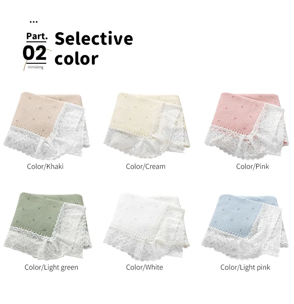 Baby Blankets Cotton Newborn Boys Girls Swaddle Wrap Quilts For Stroller Bedding 102*82cm Children Cellular Ultra-Soft Knitted