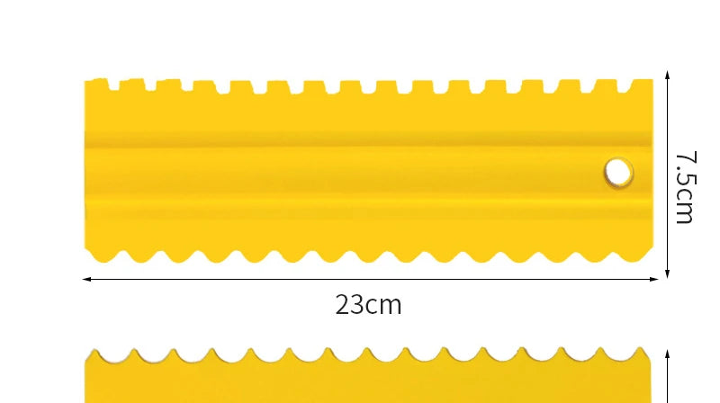 DIY Baking Tools 4pcs/set Cream Scraper PP Cream Smoother Pastry Icing Combs Spatulas Bakery Accessories  Cake Decorating Comb