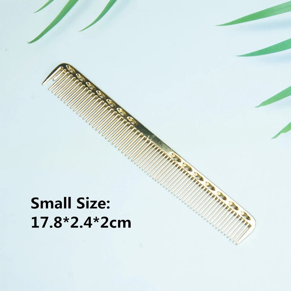 Space Aluminuml Hair Comb Pro Hairdressing Combs Расческа Для Волос Hair Cutting Dying Hair Brush Barber Tools Salon Accessaries