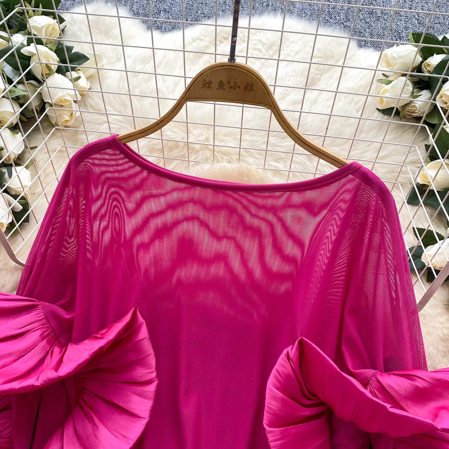 SINGREINY Autumn Ruffles Party Blouses Female O Neck Long Sleeves Temperament Mesh Shirts Women Senior Sheer Loose Thin Tops