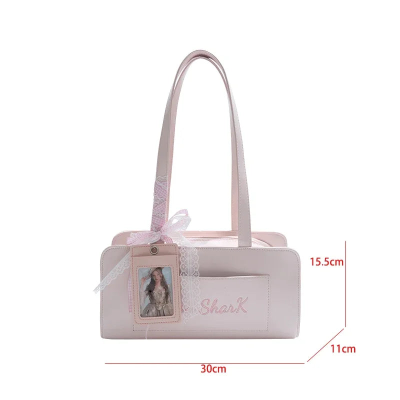 PU Leather Shoulder Bags For Women 2025 Trend Female Underarm Handbags And Purses Large Capacity Top Handle Tote Travel Bag