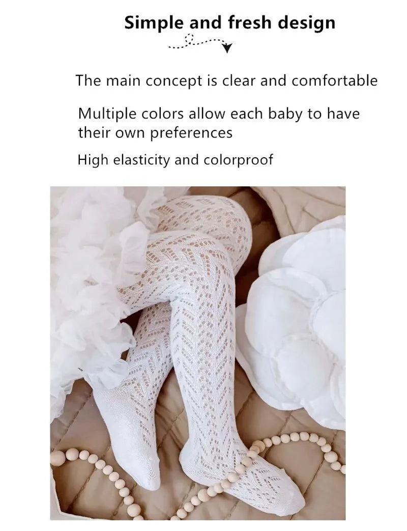 Summer Baby Girls Tights Hollow Out Mesh Stockings For Kids Fishnet Clothing Toddler Spain Style Thin Bottom Pantyhose