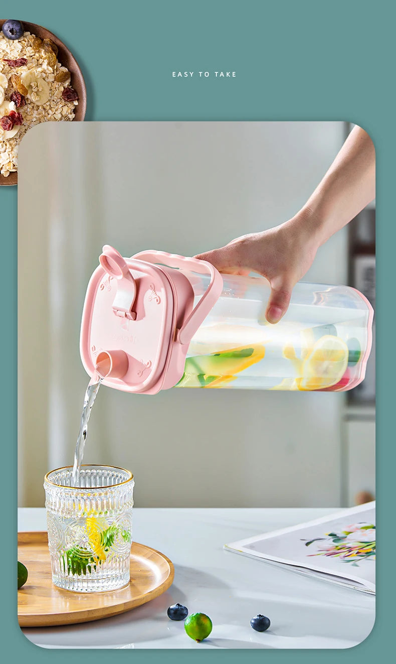 GIANXI Large Capacity Cold Water Pitcher Cold Kettle Refrigerator Iced Beverage Dispenser Refrig Plasticerator Family Living