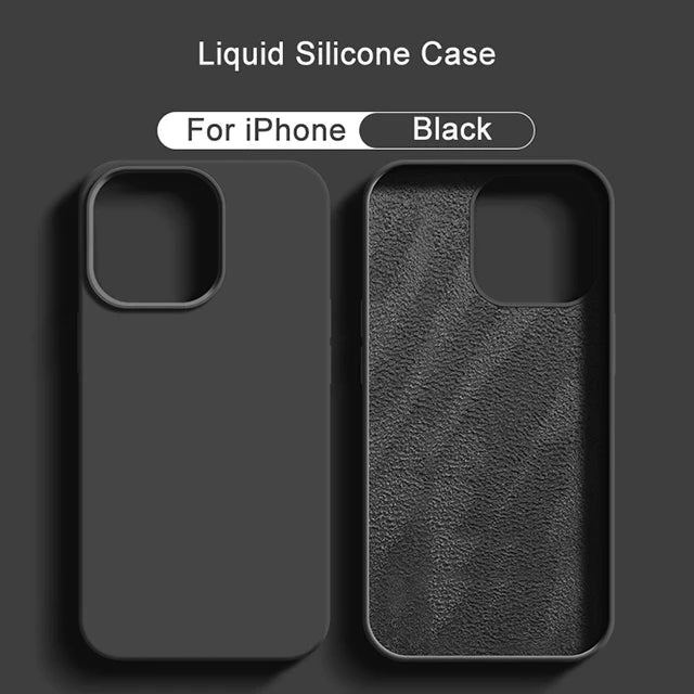 Liquid Silicone iPhone Case – Soft Touch Shockproof Protective Cover
