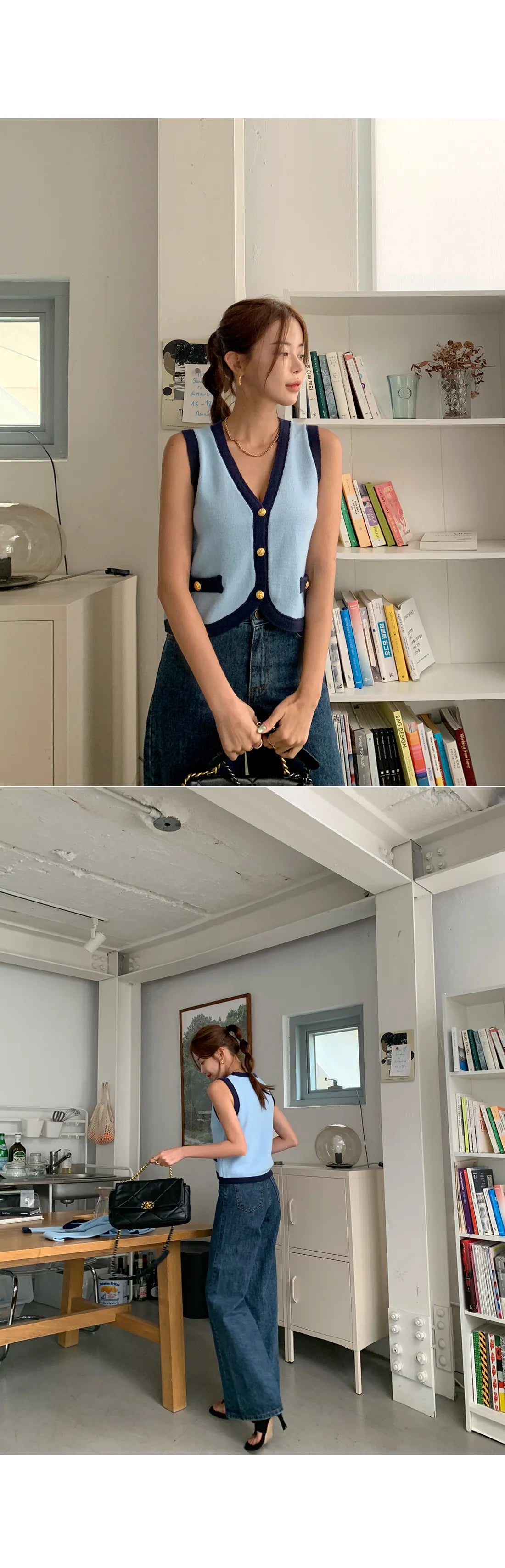 New High Quality Spring Knitted Long Sleeve V-neck Cardigan Coat + Sexy Short Camisole Crop Top Sweater Two Piece Sets Elegant