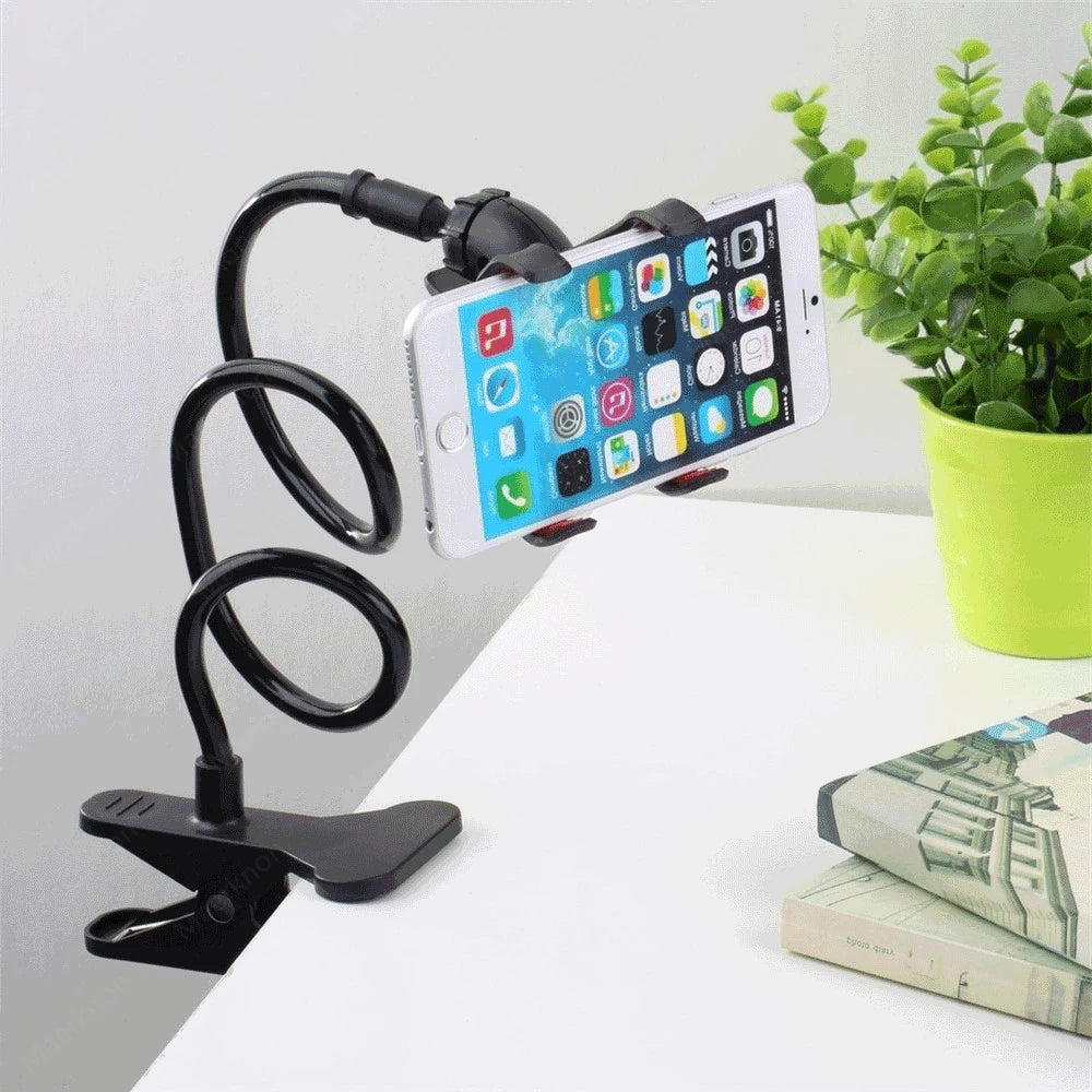 Universal Mobile Phone Bracket Clamp Bedside Desktop  Long Arm Lazy Person Phone Stands Support For iPhone Xiaomi Huawei Samsung