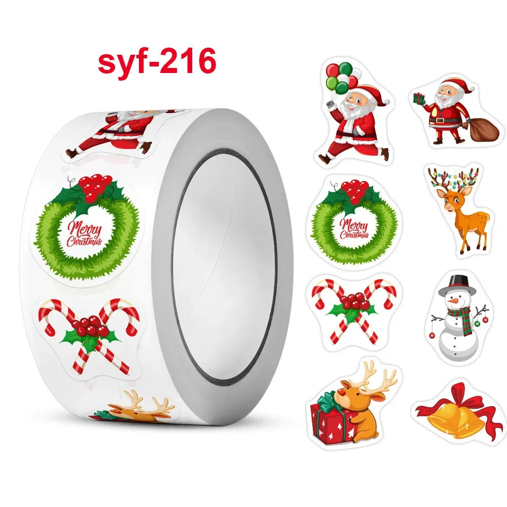 500PCs Cartoon Reward Sticker Roll Cute Love Labels Valentine's Day Sticker for Wedding Gift Decor Envelope Sealing Scrapbooking