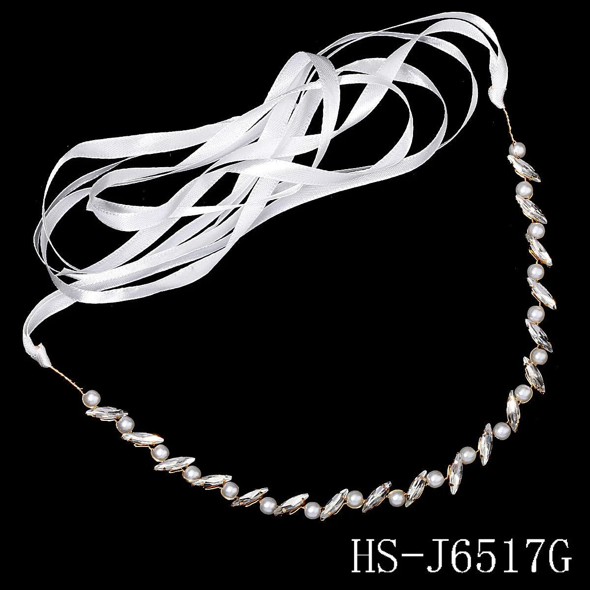 Elegant Flower Pearl Wreath Headband Bride Wedding Dress Accessories Garland Headdress Bride Hair Band Hairvine Wedding Jewelry