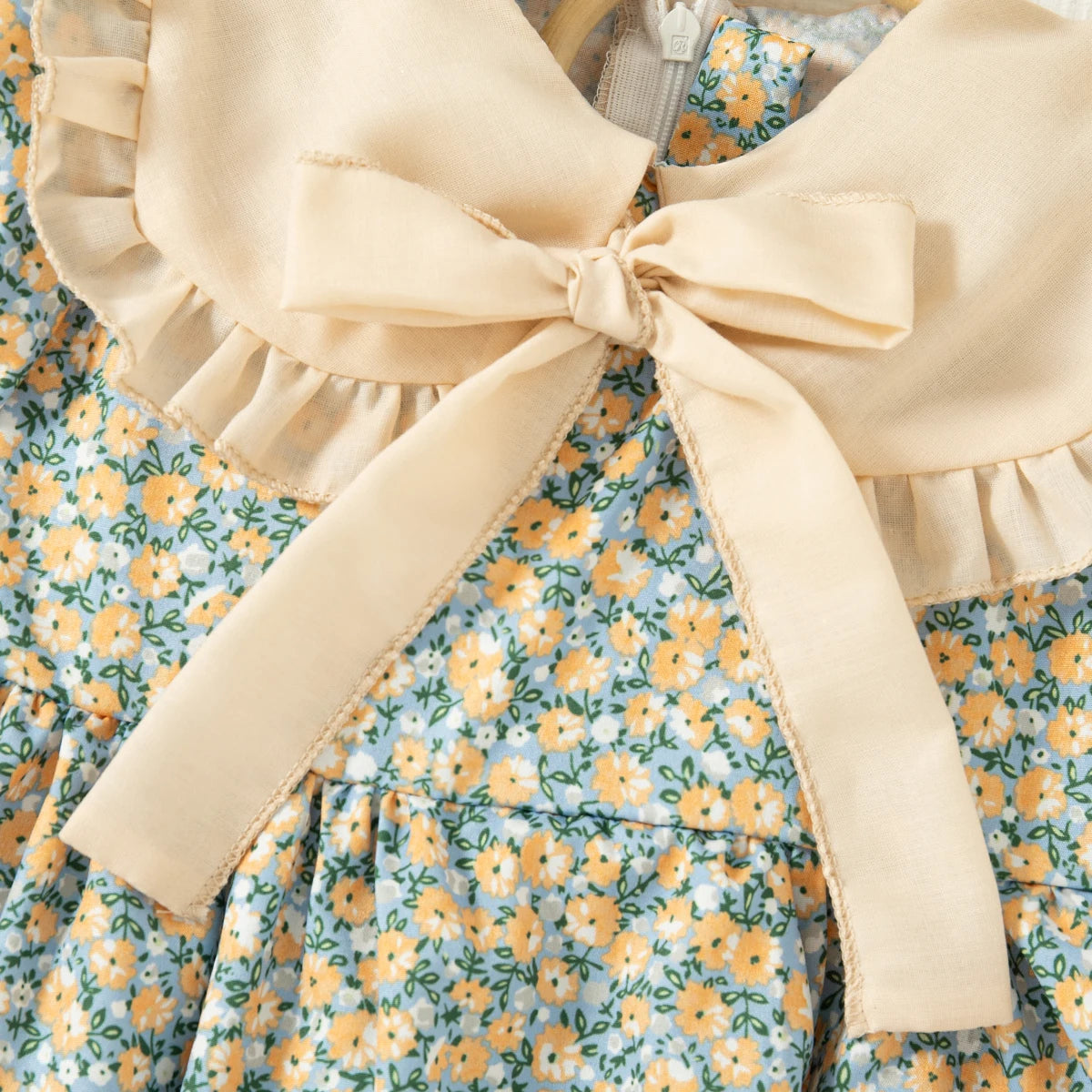 Baby Girl Dresses Summer Floral Bow Short Sleeve Girls Dresses Cute Cotton Girls Dresses Baby Clothes Girl ﻿