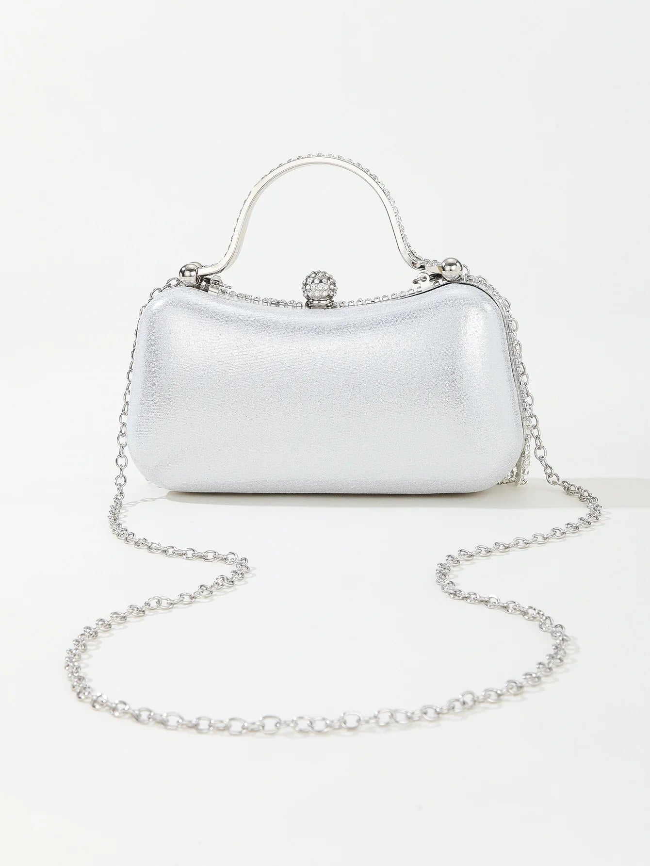 Gorgeous and Shiny Diamonds Rhinestones Tassels Handle Evening Bags for Party and Wedding Clutch Purse Designer Bags Handbags