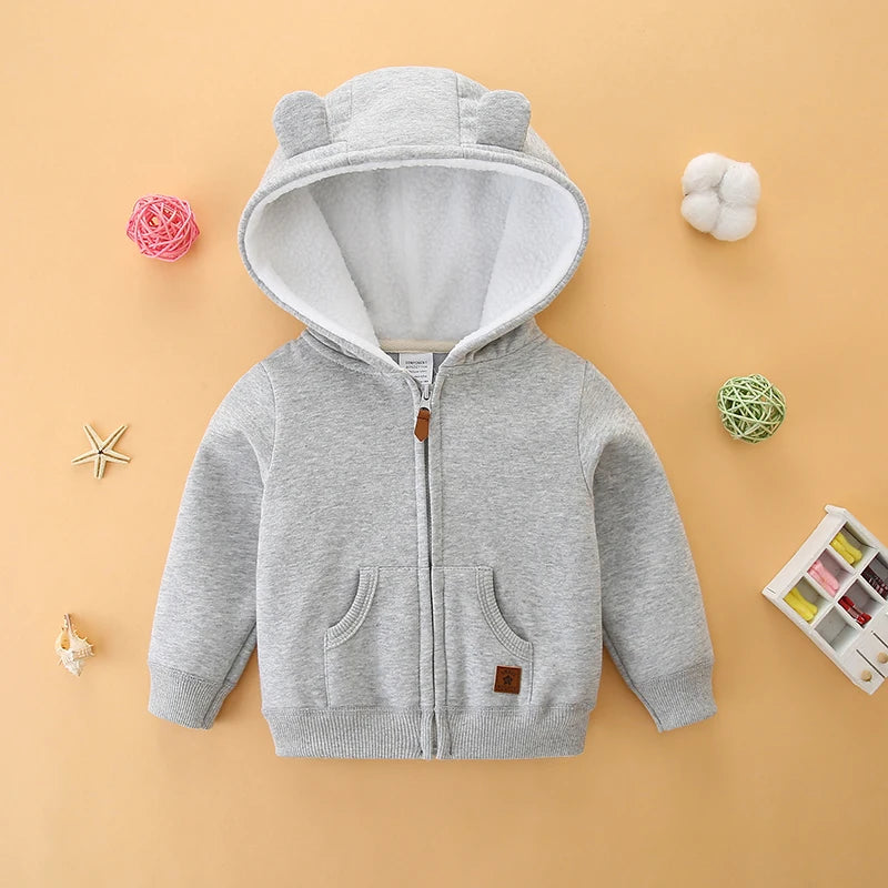 Baby Clothes, Spring & Fall, Male and Female Baby Sweatshirts, Newborn 6-Month-Old Cute Baby Outwears, Spring Outing Clothes