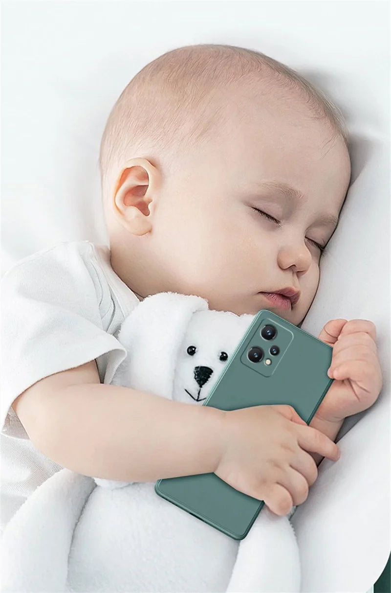 For Realme 9 Pro Plus Case Cover For Realme 9 Pro Plus Case Capa Shell Funda Soft Original Liquid Silicone Phone Bumper